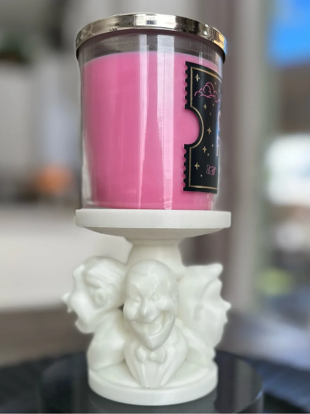 Disney Haunted Mansion Singing Busts Single Wick Candle Holder Bath & Body Works